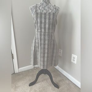 Kittenish plaid mini dress